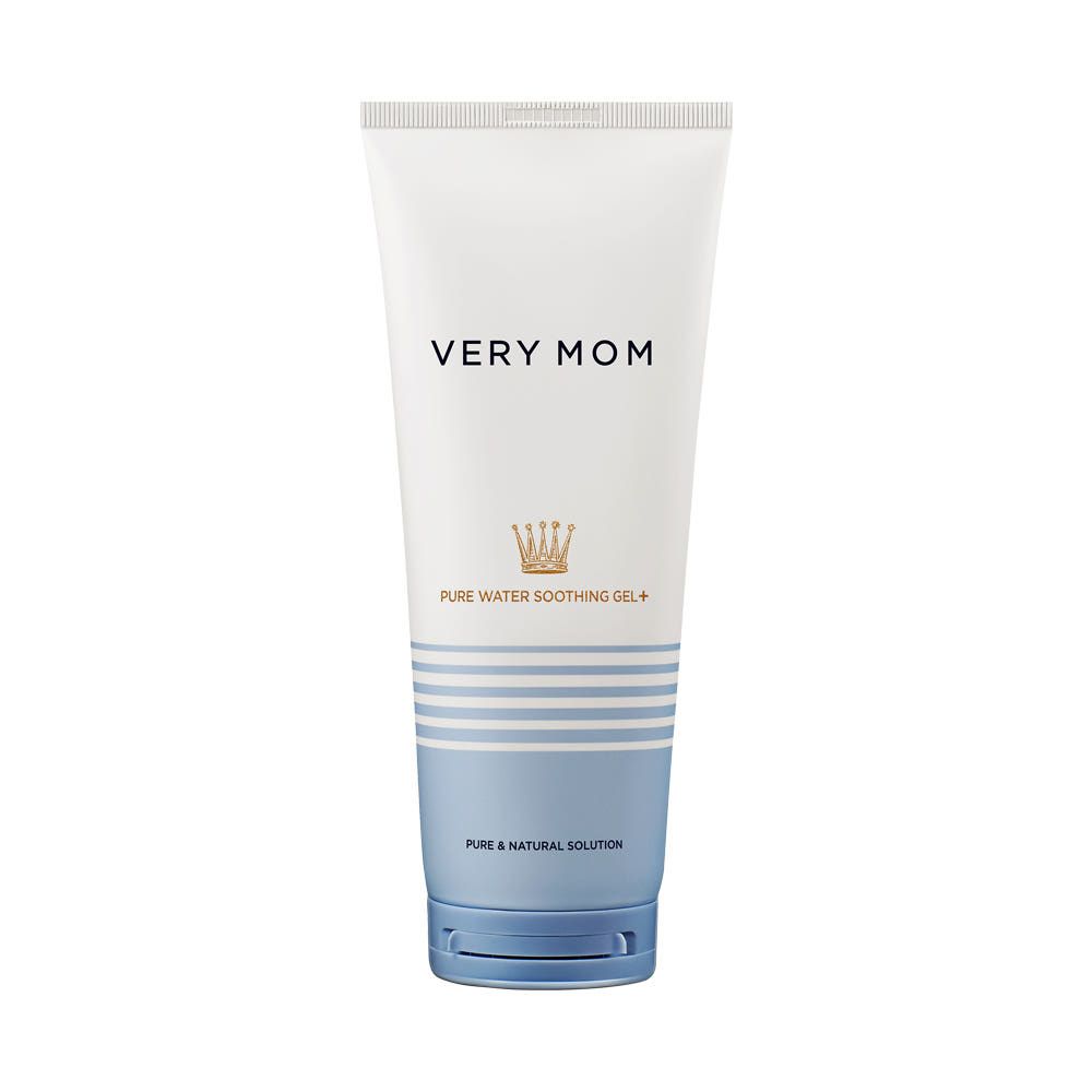 VERY MOM Pure Water Soothing Gel+ 200ml – 3.5% Panthenol Hydrating Gel with Irish Moss & Ceramide, Lightweight Calming Moisturizer for Sensitive Skin _ Made in KOREA